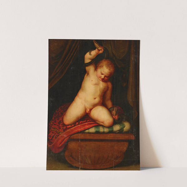 The infant Hercules strangling snakes by Studio Of Otto Van Veen