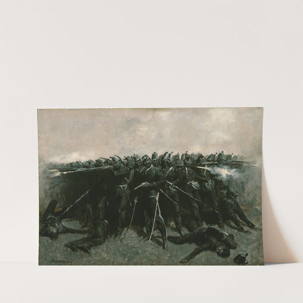 The Infantry Square (1893) by Frederic Remington