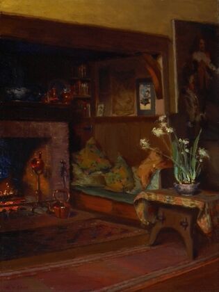 The Inglenook in My Studio