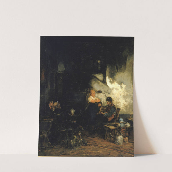 The Inn, Germany by Walter Shirlaw