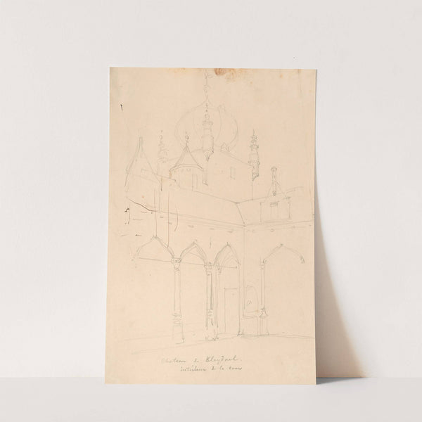 The Inner Court of the Castle of Cleydael at Aartselaar by Nicaise De Keyser