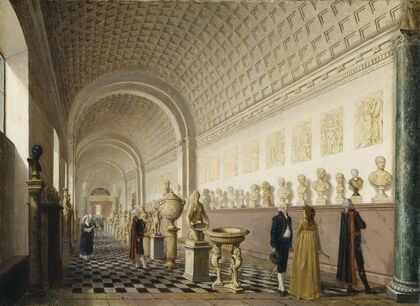 The Inner Gallery of the Royal Museum at the Royal Palace, Stockholm