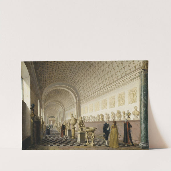The Inner Gallery of the Royal Museum at the Royal Palace, Stockholm (1796) by Pehr Hilleström
