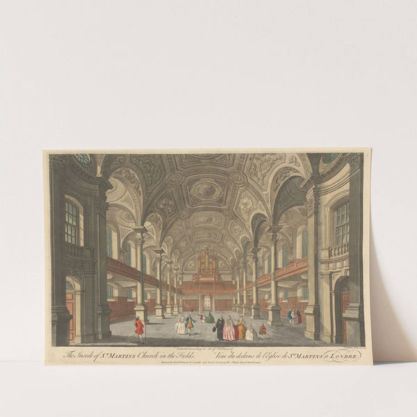 The Inside of St. Martin’s Church in the Fields by Thomas Bowles III