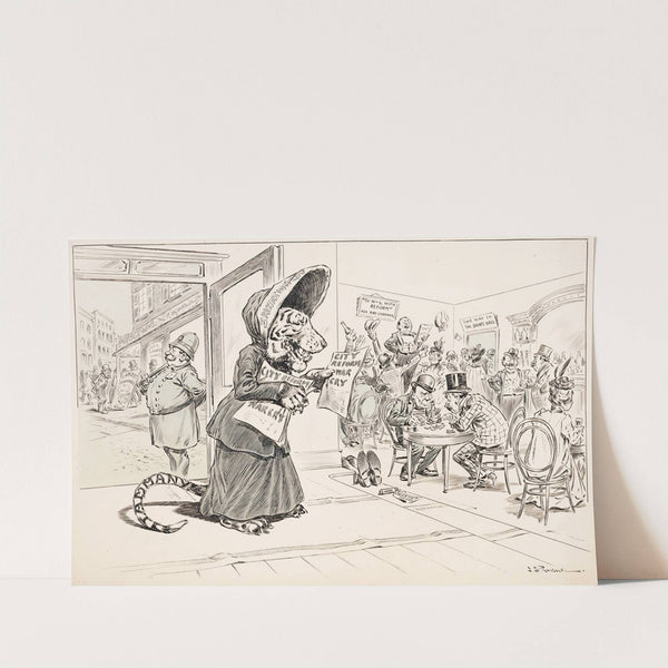 The Inside Situation in Tammany Hall in 1903 (1903) by John Samuel Pughe