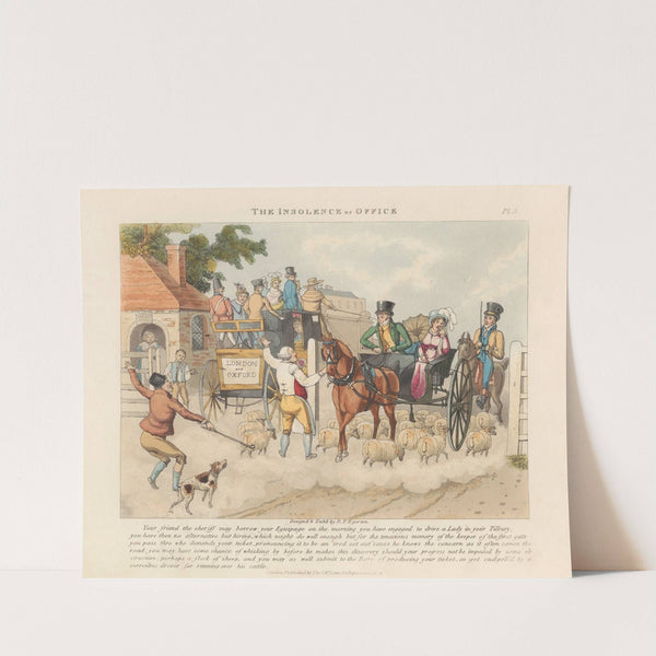 The Insolence of Office (1824) by Daniel Thomas Egerton