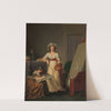 The Interior of an Atelier of a Woman Painter (1789) by Marie Victoire Lemoine