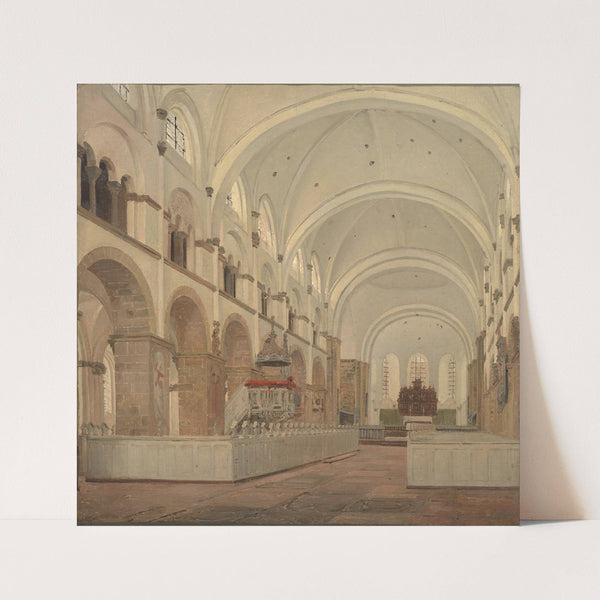 The Interior Of Ribe Cathedral (1836) by Jørgen Roed