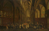 The Interior of the Dominican Church (the Sint-Pauluskerk), Antwerp, Looking East, with the Procession of the Holy Sacrament