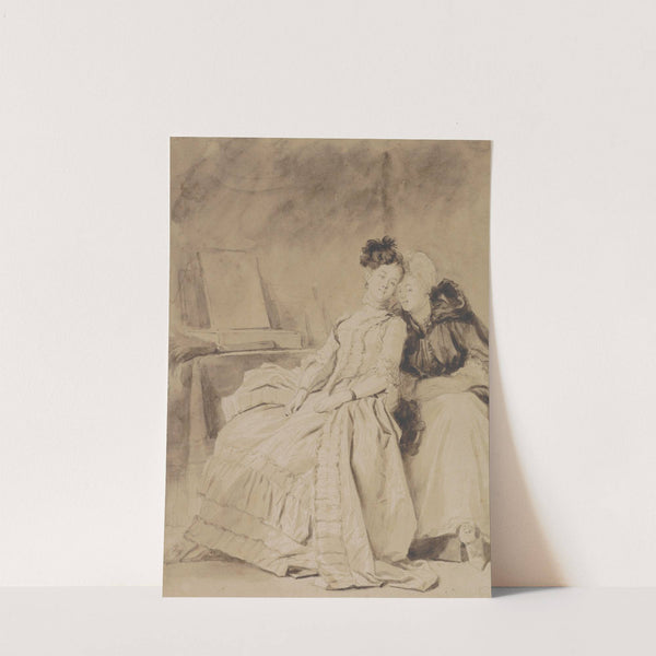 The Intimate Conversation by Jean-Honoré Fragonard