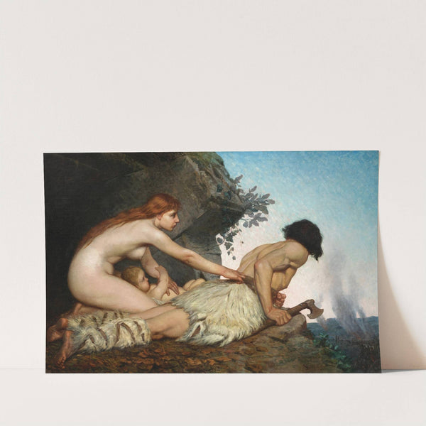 The Invasion, a Prehistoric Scene by Tommaso Juglaris