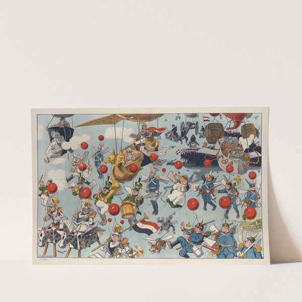 The invasion of England (1909) by Louis Glackens