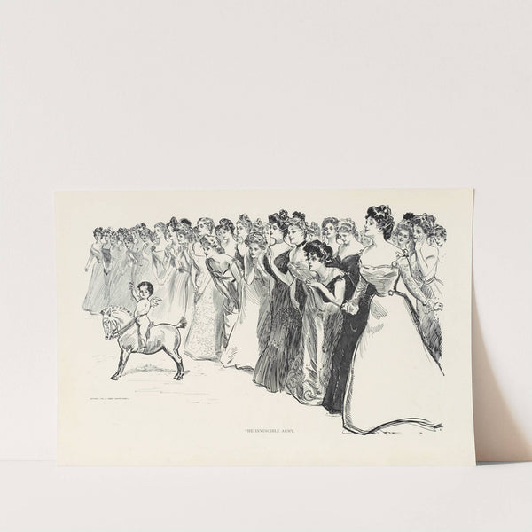 The invincible army (1900) by Charles Dana Gibson