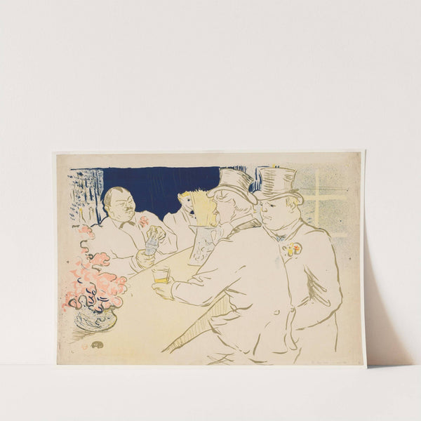 The Irish And American Bar, Rue Royale by Henri de Toulouse-Lautrec