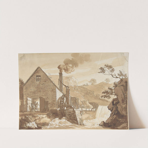 The Iron Forge between Dolgelli and Barmouth, Merioneth Shire by Paul Sandby