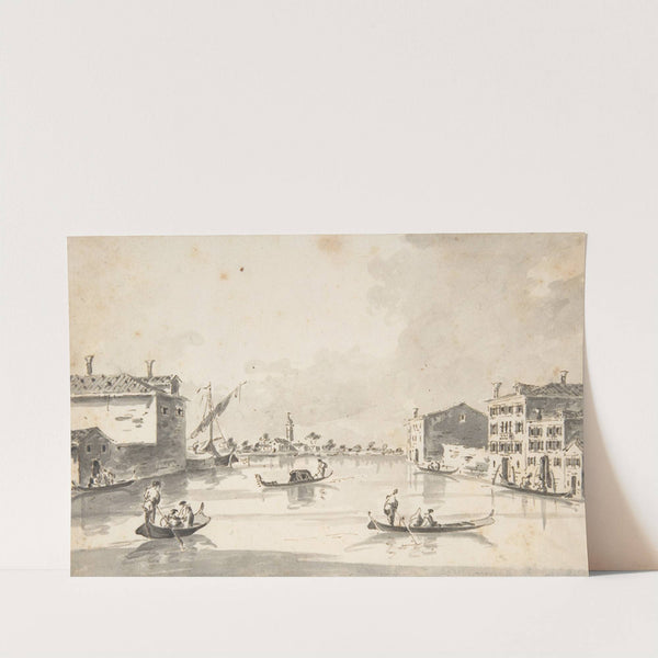 The Island of Burano by Giacomo Guardi