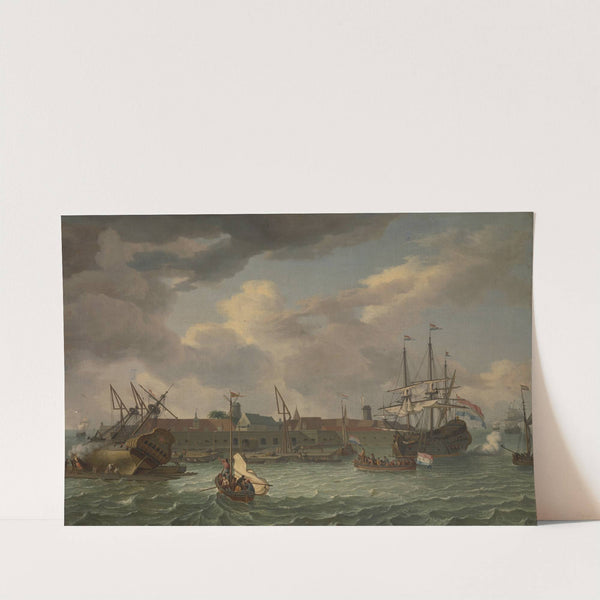 The island of Onrust near Batavia by Anonymous