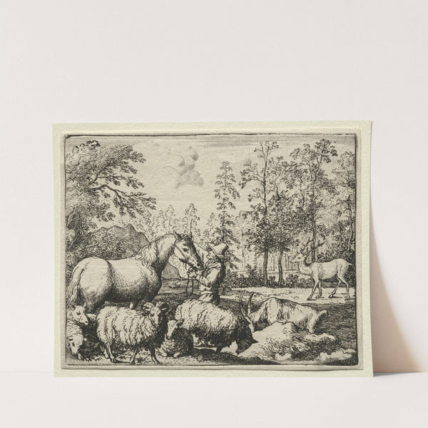 The Jealous Horse (1650–1675) by Allaert van Everdingen