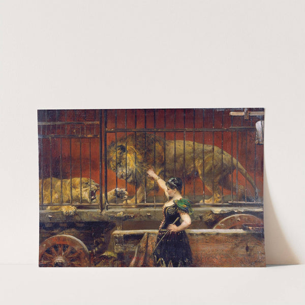 The Jealous Lioness by Paul Friedrich Meyerheim