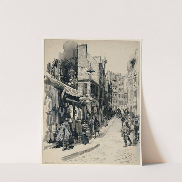 The Jewish Quarter, Boston by William Allen Rogers