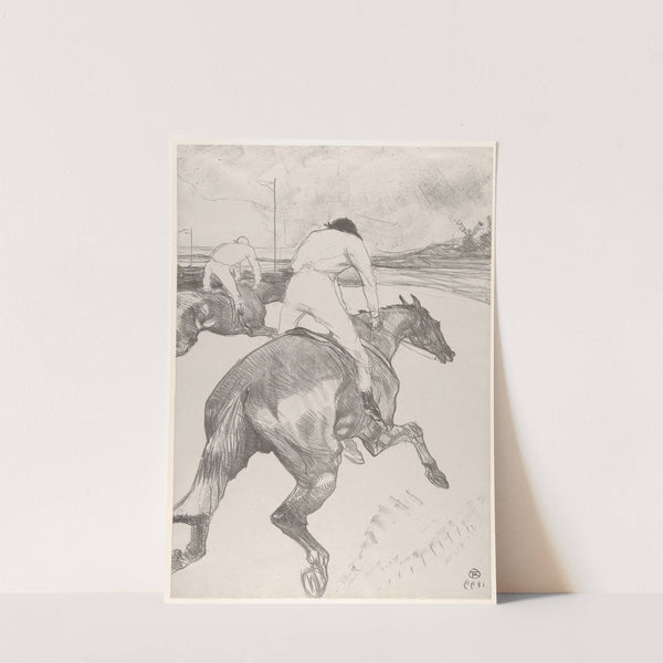 The Jockey (1899) by Henri de Toulouse-Lautrec