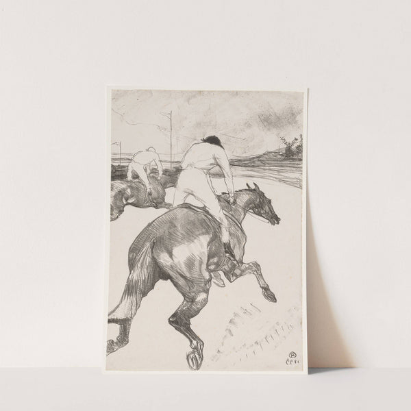 The Jockey (1899) by Henri de Toulouse-Lautrec