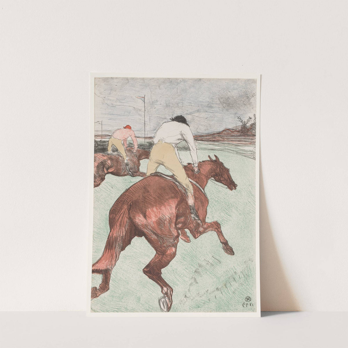 The Jockey by Henri de Toulouse-Lautrec