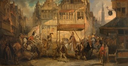 The Joyous Entry of the Duke of Anjou into Antwerp (1840)