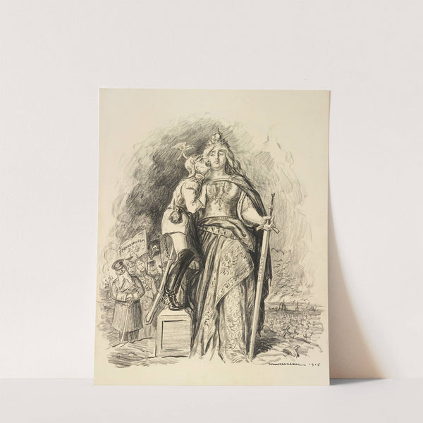 The Judas Kiss (1915) by William Henry Walker