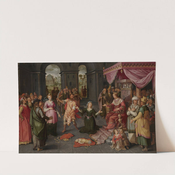 The judgement of Solomon (1616) by Claes Jacobsz. van der Heck