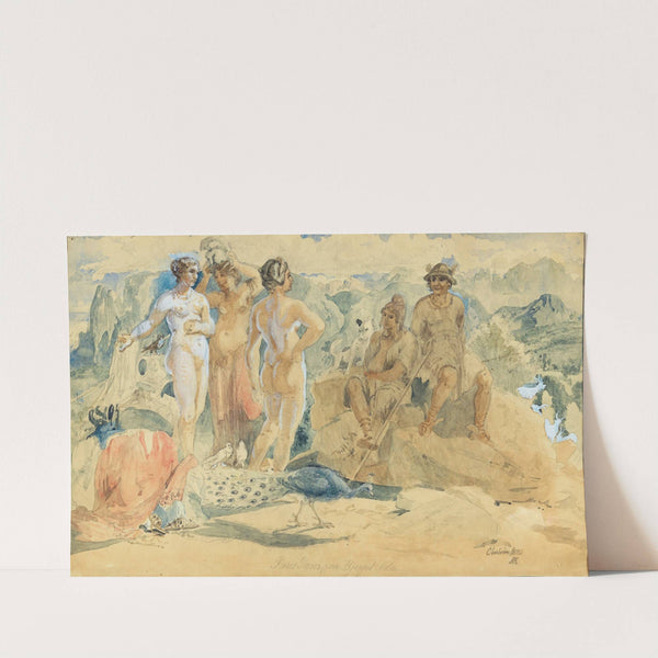 The Judgment of Paris (1872) by Holger Roed