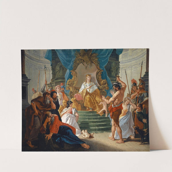 The Judgment Of Solomon (Around 1750) by Francesco Fontebasso