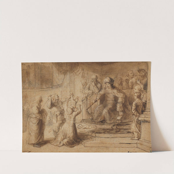 The Judgment of Solomon by Constantijn Daniel van Renesse