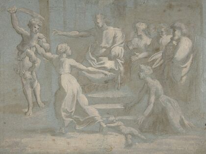 The Judgment of Solomon, after Raphael