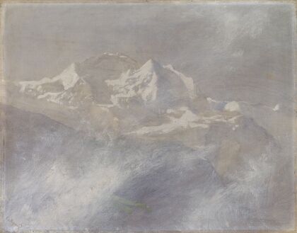 The Jungfrau in the fog (circa 1888) — size preview