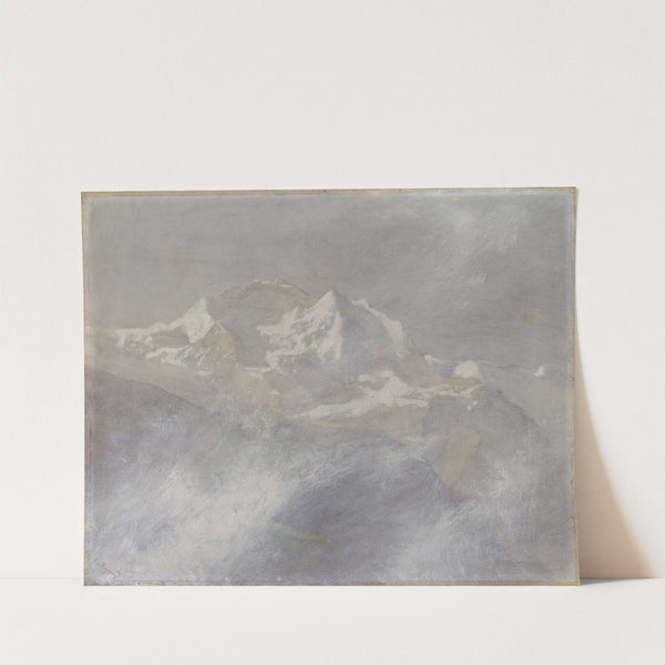 The Jungfrau in the fog (circa 1888) by Clara von Rappard