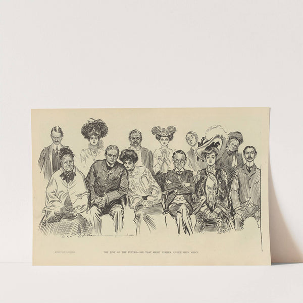 The jury of the future—one that might temper justice with mercy (1900-1905) by Charles Dana Gibson