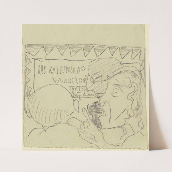 THE KALEIDOSKOP WUNDERBAR TEATER by Max Beckmann (ca. 1920) by Max Beckmann