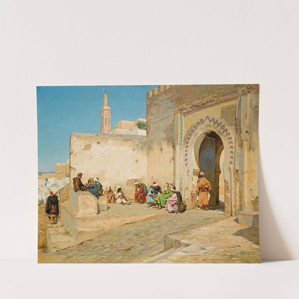 The Kasbah Gate, Tangiers by Georges Bretegnier
