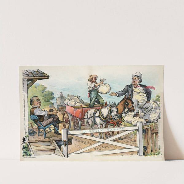 The keepers at the gate (1897) by Udo Keppler