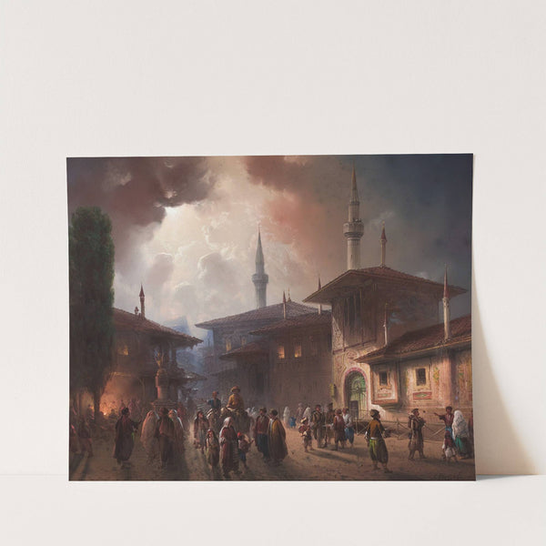 The Khan’s Palace In bakhchisarai, Crimea (1857) by Carlo Bossoli