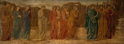 The King and other Mourners abandon Psyche to the Monster (1881)