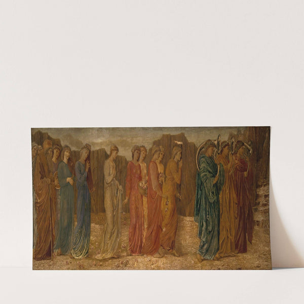 The King and other Mourners abandon Psyche to the Monster (1881) by Sir Edward Coley Burne-Jones