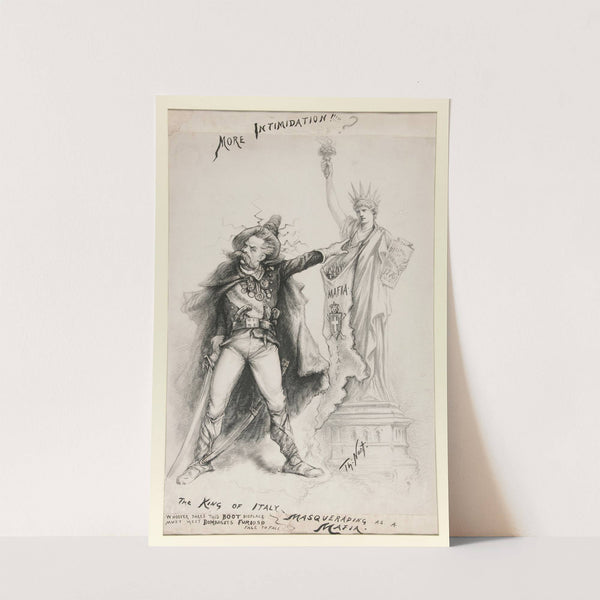 The King of Italy Masquerading as a Mafia by Thomas Nast