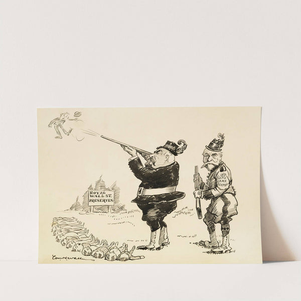 The King says James R. Kenne knows the game better than any other subject (1910) by William Henry Walker