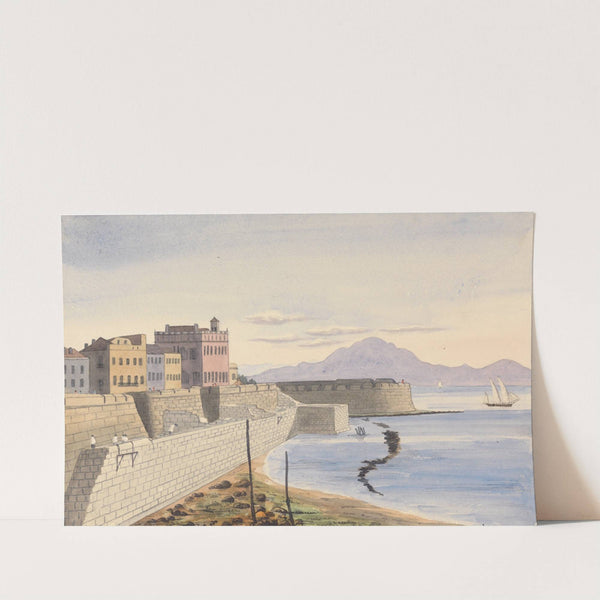 The King's Bastion, the Club House Hotel, Gibraltar by George Lothian Hall