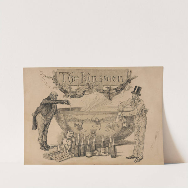 The kinsmen (1887) by Edwin Austin Abbey