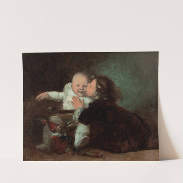 The Kiss by Eugène Carriere