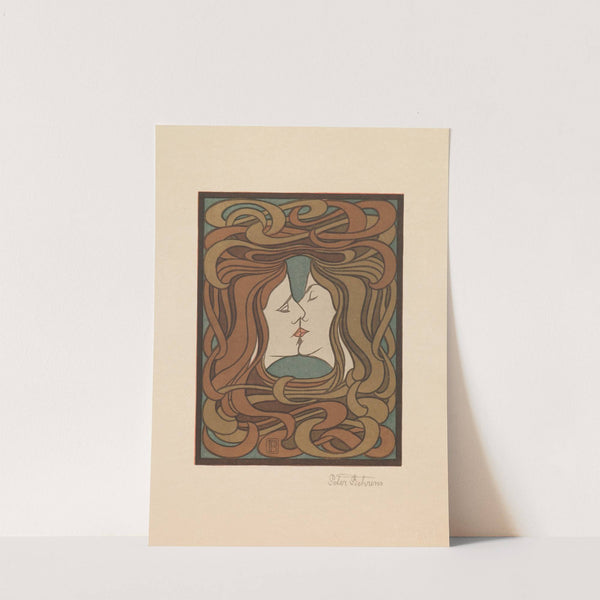 The Kiss (1898) by Peter Behrens