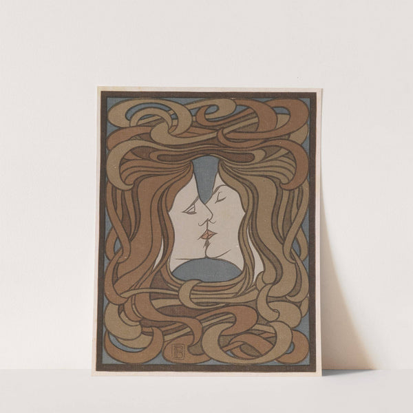 The Kiss (1898) by Peter Behrens